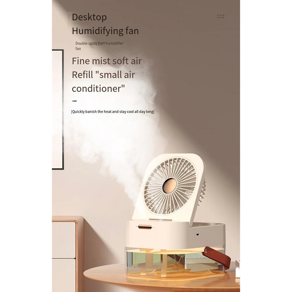 AeroGo™ 2.5L Portable USB Wireless Remote Mist Fan & Humidifier