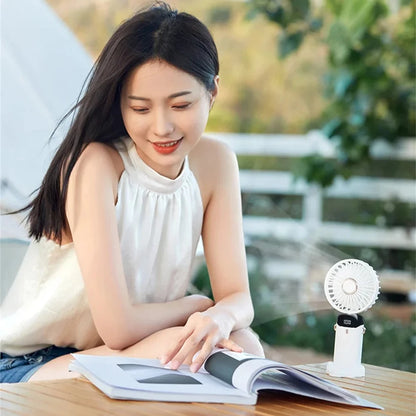 AeroGo™ 4000mAh Rechargeable Foldable Handheld & Neck Fan