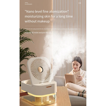 AeroGo™ 2.5L Portable USB Wireless Remote Mist Fan & Humidifier