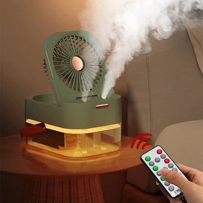 AeroGo™ 2.5L Portable USB Wireless Remote Mist Fan & Humidifier