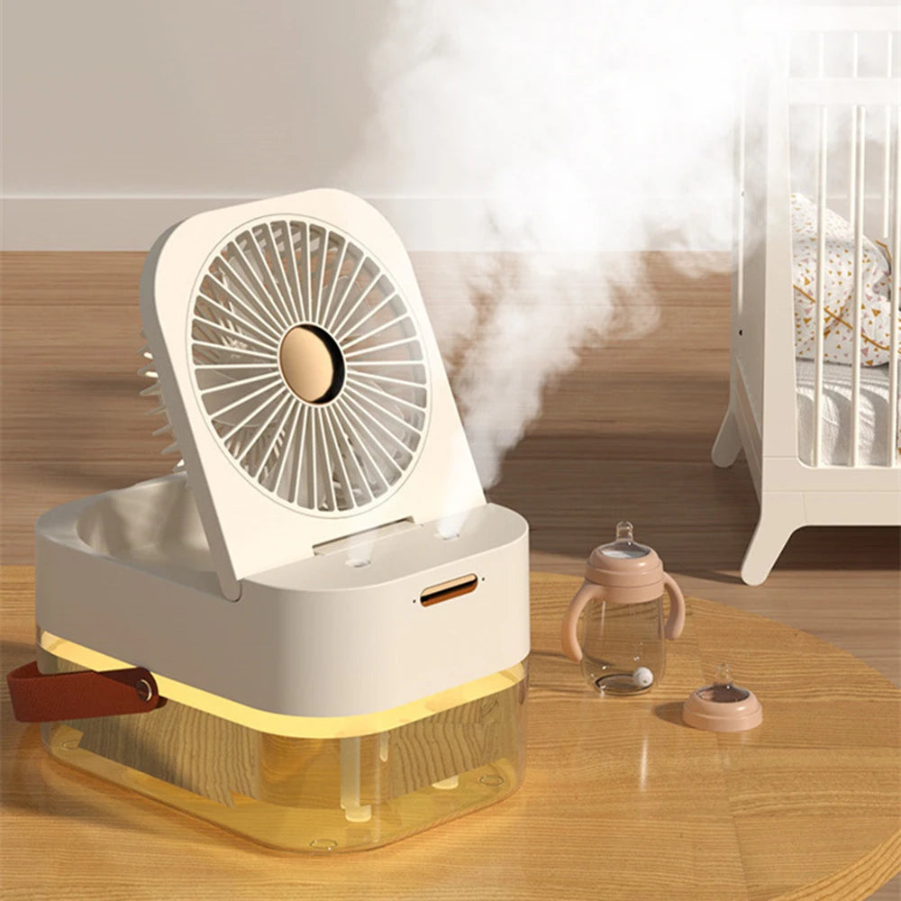 AeroGo™ 2.5L Portable USB Wireless Remote Mist Fan & Humidifier